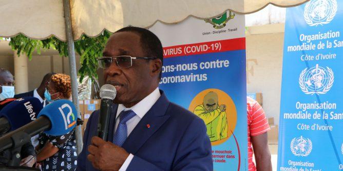 Covid-19: L’OMS fait un important don en matériels d’une valeur de 300 millions Fcfa à la Côte-d’Ivoire Covid-19: L’OMS fait un important don en matériels d’une valeur de 300 millions Fcfa à la Côte-d’Ivoire