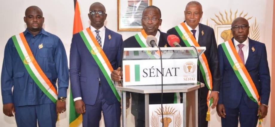 Ahoussou-Kouadio donne les attributions des nouveaux sénateurs Ahoussou-Kouadio donne les attributions des nouveaux sénateurs