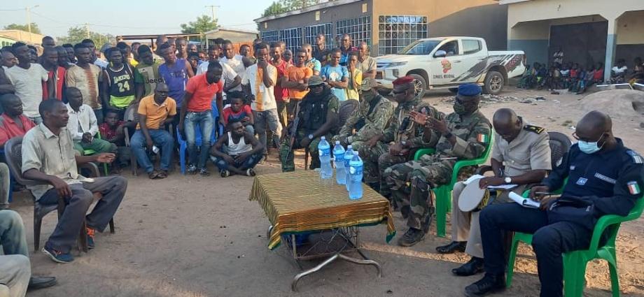 L’état-major général des Armées aux côtés des populations de Lagbo suite à des allégations d’exactions de FDS L’état-major général des Armées aux côtés des populations de Lagbo suite à des allégations d’exactions de FDS