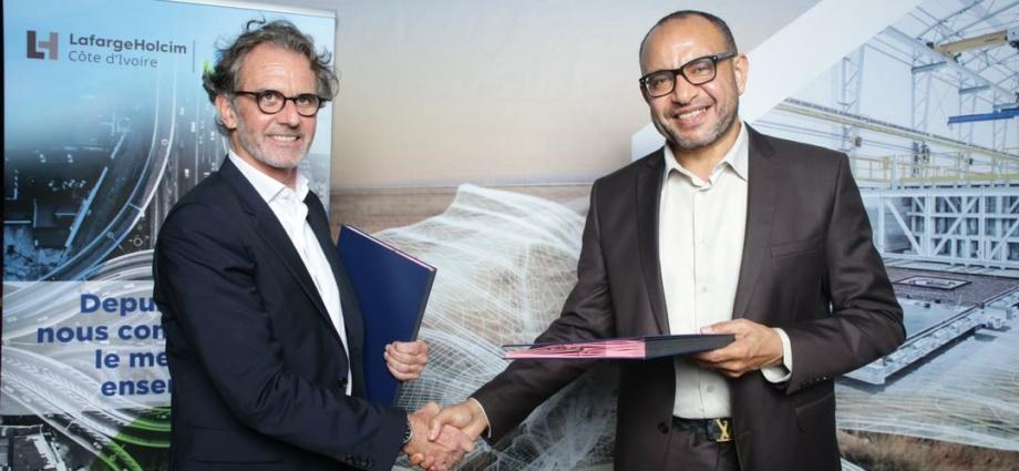 Signature d’un accord pour l’implantation de la 1ère usine mobile de confection de murs préfabriqués en béton en Côte d’Ivoire Signature d’un accord pour l’implantation de la 1ère usine mobile de confection de murs préfabriqués en béton en Côte d’Ivoire