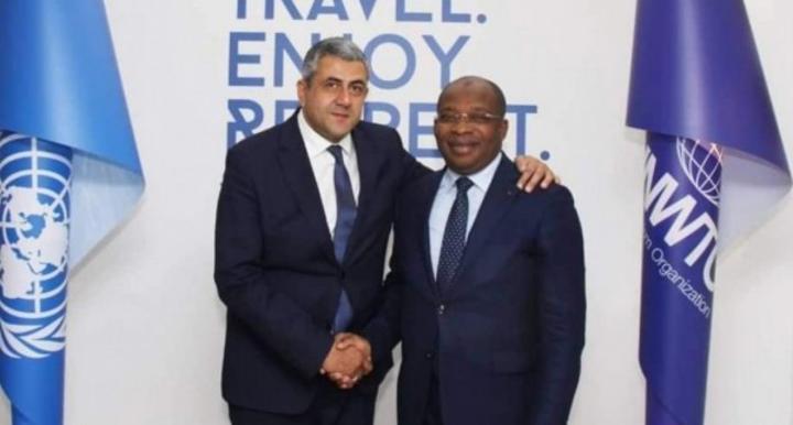 Organisation mondiale du tourisme, depuis l'Espagne, le ministre Siandou Fofana élu pour un an à la présidence du Conseil exécutif Organisation mondiale du tourisme, depuis l'Espagne, le ministre Siandou Fofana élu pour un an à la présidence du Conseil exécutif