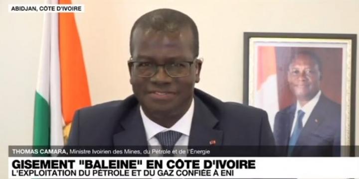 Avec la découverte du champ « Baleine », Thomas Camara révèle que Ouattara renonce au projet de construction de centrale à charbon Avec la découverte du champ « Baleine », Thomas Camara révèle que Ouattara renonce au projet de construction de centrale à charbon