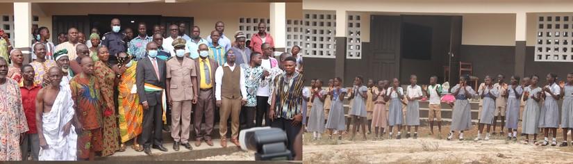 Les élèves de Campe quittent les sous-bois pour des classes appropriées grâce à la mairie de Niablé Les élèves de Campe quittent les sous-bois pour des classes appropriées grâce à la mairie de Niablé
