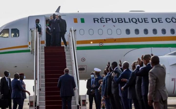 Ouattara à Libreville pour une visite d'amitié et de travail avec Bongo