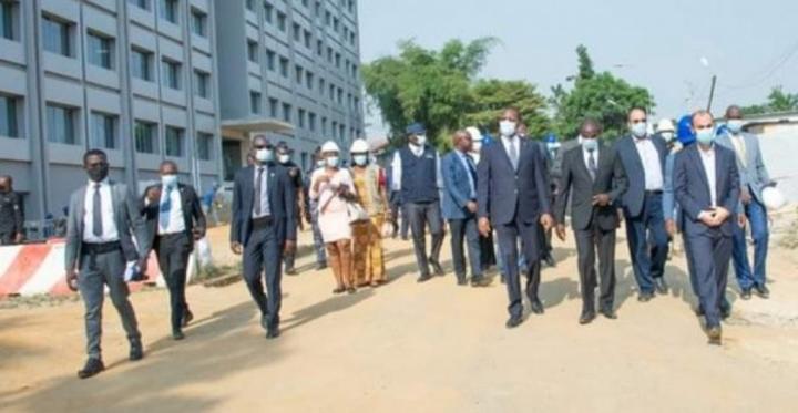 Bruno Koné visite le chantier des travaux d'achèvement du futur siège du ministère de l'intérieur et de la sécurité Bruno Koné visite le chantier des travaux d'achèvement du futur siège du ministère de l'intérieur et de la sécurité