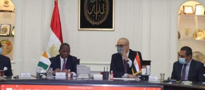 En visite de travail en Égypte, Bruno Koné présente les prouesses de son département ministériel à son homologue égyptien En visite de travail en Égypte, Bruno Koné présente les prouesses de son département ministériel à son homologue égyptien