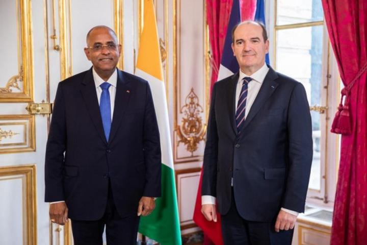 Achi de retour des Etats-Unis passe par la France et échange avec Jean Castex sur la vision 2030 de Ouattara Achi de retour des Etats-Unis passe par la France et échange avec Jean Castex sur la vision 2030 de Ouattara