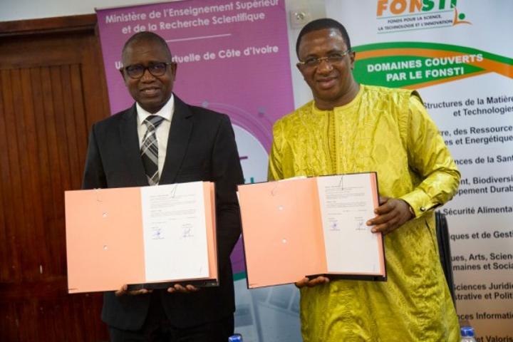 L'Université virtuelle et le Fonds pour la science, la technologie et l'innovation ensemble pour la valorisation scientifique et économique des résultats de recherche L'Université virtuelle et le Fonds pour la science, la technologie et l'innovation ensemble pour la valorisation scientifique et économique des résultats de recherche