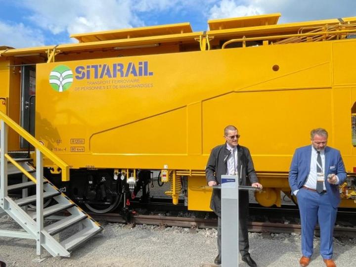 Côte d'Ivoire-Burkina : Sitarail réceptionne sa nouvelle bourreuse au salon international IAF a Munster Côte d'Ivoire-Burkina : Sitarail réceptionne sa nouvelle bourreuse au salon international IAF a Munster