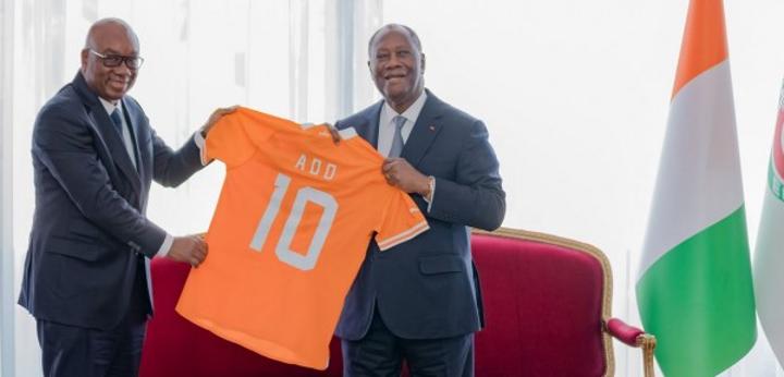 Fif, Cames, Assemblée nationale, Idriss Diallo, Souleymane Konaté et Adama Bictogo reçus au palais par Alassane Ouattara Fif, Cames, Assemblée nationale, Idriss Diallo, Souleymane Konaté et Adama Bictogo reçus au palais par Alassane Ouattara