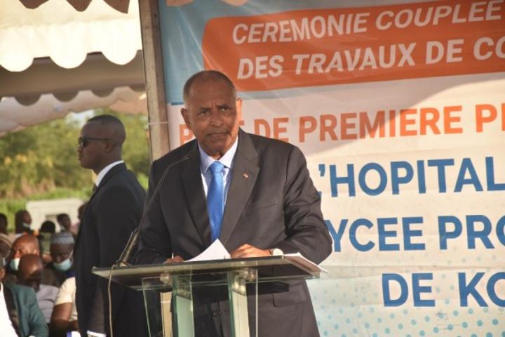 Kong, un hôpital général de 129 lits et un lycée professionnel d'une capacité de 1000 apprenants sortiront bientôt de terre Kong, un hôpital général de 129 lits et un lycée professionnel d'une capacité de 1000 apprenants sortiront bientôt de terre