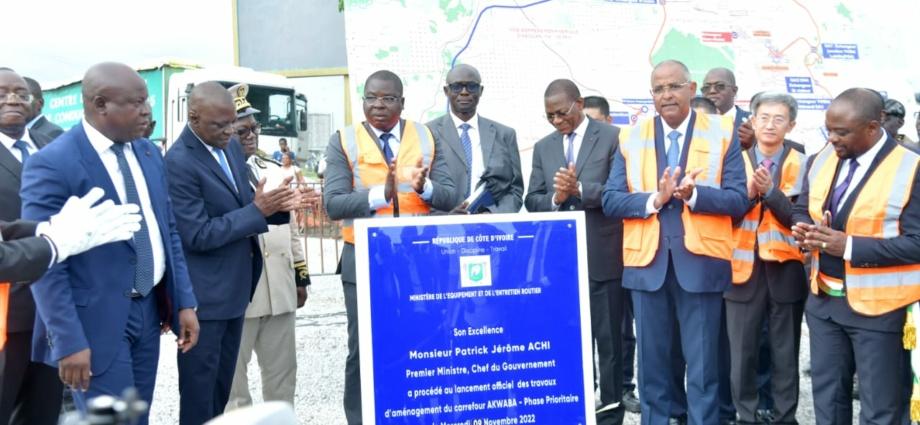 Echangeur d’Akwaba : Le PM Patrick Achi instruit le gouvernement à veiller au respect du cahier des charges Echangeur d’Akwaba : Le PM Patrick Achi instruit le gouvernement à veiller au respect du cahier des charges
