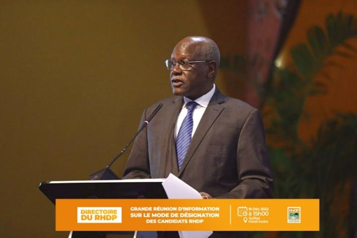 Le RHDP annonce la finalisation au plus tard à fin janvier de sa liste de ses candidats aux municipales et régionales 2023 Le RHDP annonce la finalisation au plus tard à fin janvier de sa liste de ses candidats aux municipales et régionales 2023