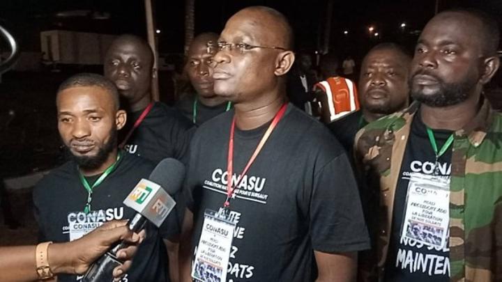 Après la libération des 46 soldats, le président de la CONASU dit merci au Président Faure Gnassigné du Togo