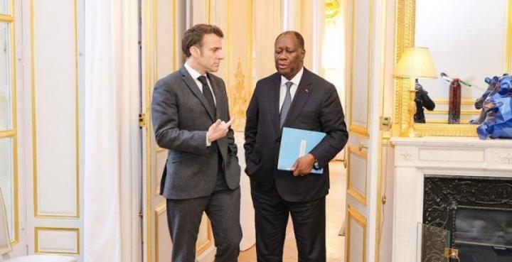 Après son déjeuner avec Macron, Ouattara : « Nous avons échangé sur des sujets bilatéraux et régionaux d'intérêt commun »
