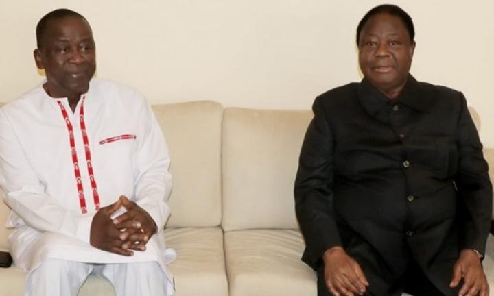 Yamoussoukro, Jeannot Ahoussou Kouadio présente ses civilités à Konan Bédié