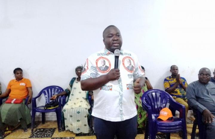 Sakassou, Yves Toto à une cérémonie de présentation de vœux, « Je suis candidat à la mairie et je remettrai ma victoire au président Ouattara...» Sakassou, Yves Toto à une cérémonie de présentation de vœux, « Je suis candidat à la mairie et je remettrai ma victoire au président Ouattara...»