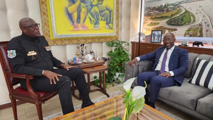 Reçu par Youssouf Kouyaté, Blé Goudé salue le professionnalisme de la police lors de son retour au pays Reçu par Youssouf Kouyaté, Blé Goudé salue le professionnalisme de la police lors de son retour au pays