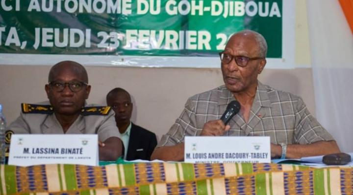 Le Ministre-Gouverneur Louis André Dacoury-Tabley veut faire d'une référence le District Gôh-Djiboua Le Ministre-Gouverneur Louis André Dacoury-Tabley veut faire d'une référence le District Gôh-Djiboua