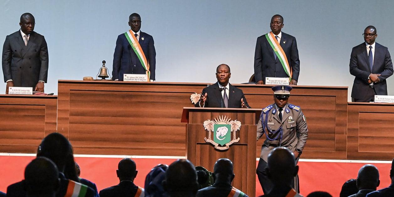 Le satisfecit d’Alassane Ouattara devant le Congrès ivoirien Le satisfecit d’Alassane Ouattara devant le Congrès ivoirien