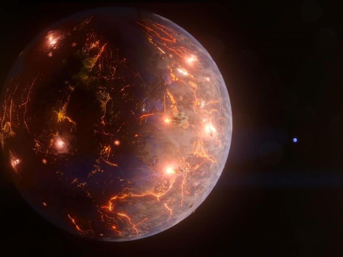 Découverte d'une exoplanète volcanique de la taille de la Terre Découverte d'une exoplanète volcanique de la taille de la Terre