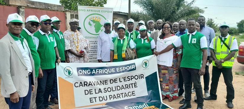 L’ONG Afrique Espoir apporte un soutien matériel à quatre structures d’accueil des personnes vulnérables L’ONG Afrique Espoir apporte un soutien matériel à quatre structures d’accueil des personnes vulnérables