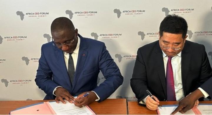 Signature des accords pour les parcs industriels de Bouaké et de Yamoussoukro