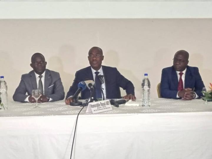 Municipales à Marcory, Aby Raoul à propos de la candidature de Laurent Tchagba « Je n'ai pas d'inquiétude majeure à avoir » Municipales à Marcory, Aby Raoul à propos de la candidature de Laurent Tchagba « Je n'ai pas d'inquiétude majeure à avoir »