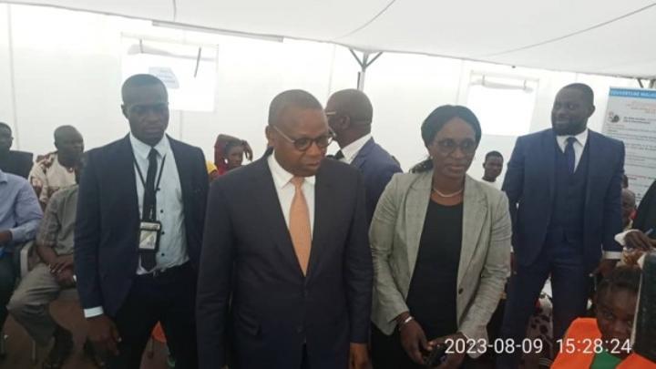 Enrôlement à la CMU, le ministre Adama Kamara annonce l'ouverture du centre de Marcory zone 4 24h/24 et celui de Yopougon d'ici peu Enrôlement à la CMU, le ministre Adama Kamara annonce l'ouverture du centre de Marcory zone 4 24h/24 et celui de Yopougon d'ici peu