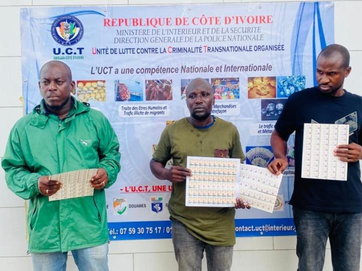 Des présumés trafiquants de timbres reproduits depuis la Chine et revendus dans des services de l'administration Ivoirienne interpellés Des présumés trafiquants de timbres reproduits depuis la Chine et revendus dans des services de l'administration Ivoirienne interpellés