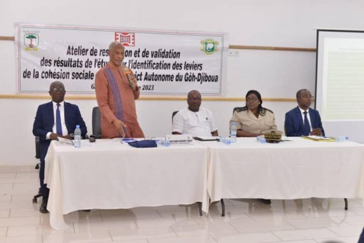 Les résultats de l'étude de stratégie sur les leviers de consolidation de la cohésion sociale dans la région du Gôh-Djiboua sont connus Les résultats de l'étude de stratégie sur les leviers de consolidation de la cohésion sociale dans la région du Gôh-Djiboua sont connus