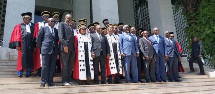 Cour d'Appel d'Abidjan, Dembélé Tahirou dresse le bilan de l'année judiciaire 2022-2023 et se réjouit du rendement qui a évolué de 18% Cour d'Appel d'Abidjan, Dembélé Tahirou dresse le bilan de l'année judiciaire 2022-2023 et se réjouit du rendement qui a évolué de 18%