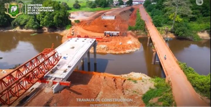 Infrastructures routières, le nouveau pont de Guiglo va désenclaver le Cavally