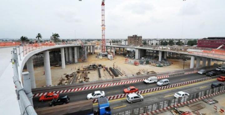 Les travaux de construction de l'échangeur du « bas-fonds CHU » sur le boulevard Mitterrand à Cocody ont démarré