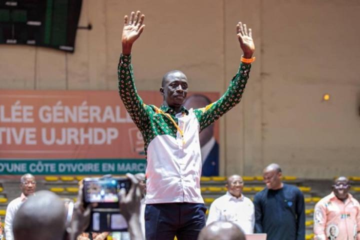 A.G élective de l'UJ-RHDP, Koné Mamadou déclaré vainqueur, son challenger crie à l'injustice et quitte la salle avant la fin des travaux