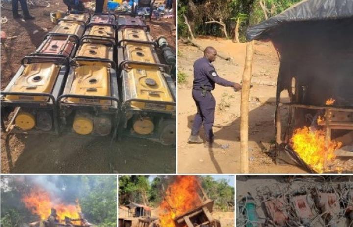 La région de la Bagoué l'épicentre de l'orpaillage clandestin ? De nouveaux sites démantelés par la Gendarmerie La région de la Bagoué l'épicentre de l'orpaillage clandestin ? De nouveaux sites démantelés par la Gendarmerie