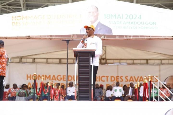 Candidature Ouattara en 2025, depuis Korhogo, Bruno Koné «ce que souhaitent nos populations, c'est que ce qui a commencé se poursuive encore pendant des décennies» Candidature Ouattara en 2025, depuis Korhogo, Bruno Koné «ce que souhaitent nos populations, c'est que ce qui a commencé se poursuive encore pendant des décennies»