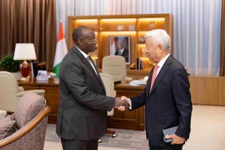 Le Vice-Président de la République a échangé avec le Président de la Banque Asiatique d'Investissement pour les Infrastructures Le Vice-Président de la République a échangé avec le Président de la Banque Asiatique d'Investissement pour les Infrastructures