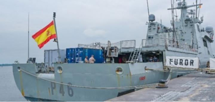 Un navire espagnol visant à sécuriser le Golfe de Guinée et à lutter contre la piraterie et le trafic illicite le long des côtes ivoiriennes fait escale à Abidjan Un navire espagnol visant à sécuriser le Golfe de Guinée et à lutter contre la piraterie et le trafic illicite le long des côtes ivoiriennes fait escale à Abidjan
