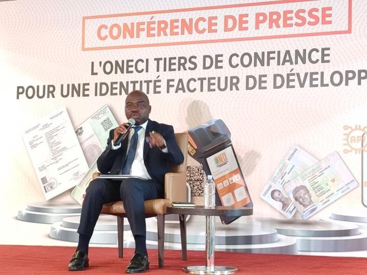 Ago Christian Kodja, D.G de l'ONECI rassure : « La Carte Nationale d'Identité ivoirienne fait partie des cartes les plus sécurisées au monde » Ago Christian Kodja, D.G de l'ONECI rassure : « La Carte Nationale d'Identité ivoirienne fait partie des cartes les plus sécurisées au monde »