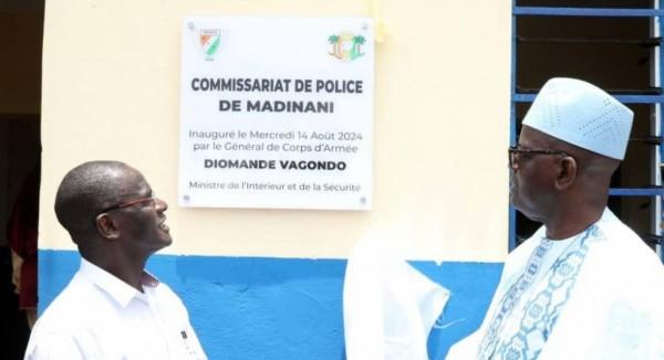 Vagondo Diomandé inaugure les commissariats de Samatiguila et de Madinani et invite les populations à la cohésion gage de paix Vagondo Diomandé inaugure les commissariats de Samatiguila et de Madinani et invite les populations à la cohésion gage de paix