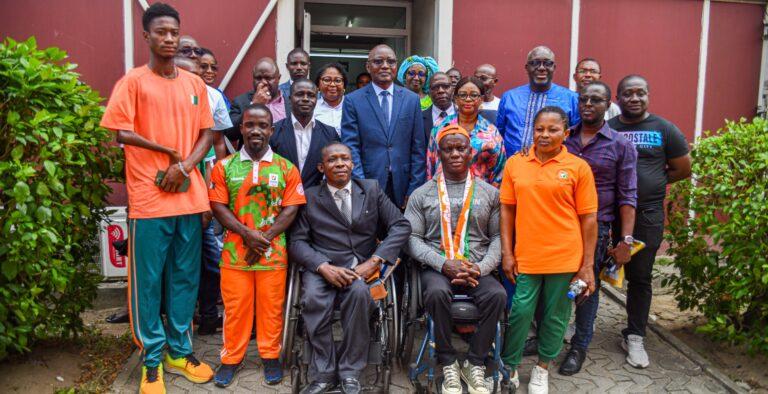 Jeux paralympiques 2024: le gouvernement galvanise les athlètes ivoiriens avant le départ pour Paris Jeux paralympiques 2024: le gouvernement galvanise les athlètes ivoiriens avant le départ pour Paris