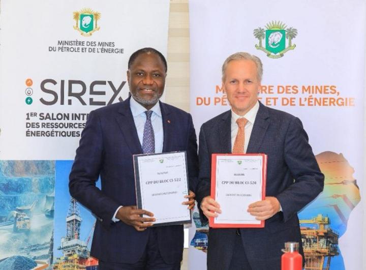 Signature des contrats de partage de production pour trois blocs pétroliers onshore avec un groupe américain, 52,5% des bénéfices seront reversés à l'Etat Signature des contrats de partage de production pour trois blocs pétroliers onshore avec un groupe américain, 52,5% des bénéfices seront reversés à l'Etat