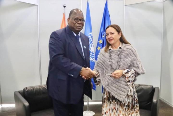 Convention des Nations Unies sur l'Eau en Slovénie, Tchagba obtient de l'Union Européenne, la promesse de financement de deux importants projets Convention des Nations Unies sur l'Eau en Slovénie, Tchagba obtient de l'Union Européenne, la promesse de financement de deux importants projets