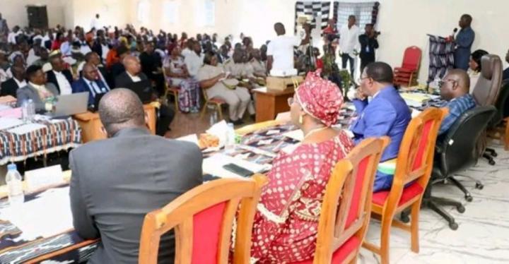 Gbêkê, le cadre organique des emplois et le budget primitif de l'exercice 2025 au centre de la 4e réunion du conseil régional à Botro Gbêkê, le cadre organique des emplois et le budget primitif de l'exercice 2025 au centre de la 4e réunion du conseil régional à Botro