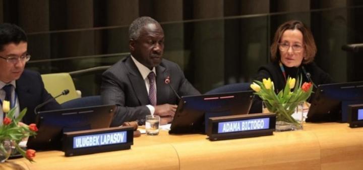 Depuis le siège de l'ONU, Bictogo présente au monde les actions entreprises par le parlement ivoirien pour soutenir la mise en œuvre des ODD Depuis le siège de l'ONU, Bictogo présente au monde les actions entreprises par le parlement ivoirien pour soutenir la mise en œuvre des ODD