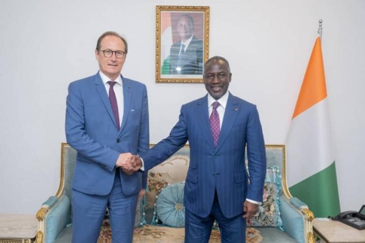 Assemblée nationale, échanges fructueux entre Bictogo et Bruno Fuchs sur la démocratie, l'état de droit et la bonne gouvernance au sein des parlements des pays francophones Assemblée nationale, échanges fructueux entre Bictogo et Bruno Fuchs sur la démocratie, l'état de droit et la bonne gouvernance au sein des parlements des pays francophones