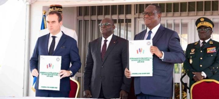 Côte d'Ivoire-France : Le 43e Bima officiellement rétrocédé, place désormais au camp Ouattara Thomas d'Aquin Côte d'Ivoire-France : Le 43e Bima officiellement rétrocédé, place désormais au camp Ouattara Thomas d'Aquin