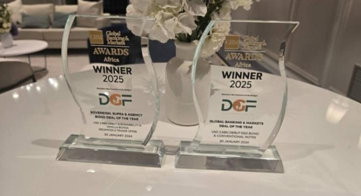 La Direction Générale des Financements distinguée en Afrique du Sud au Global Banking & Markets Africa Awards La Direction Générale des Financements distinguée en Afrique du Sud au Global Banking & Markets Africa Awards