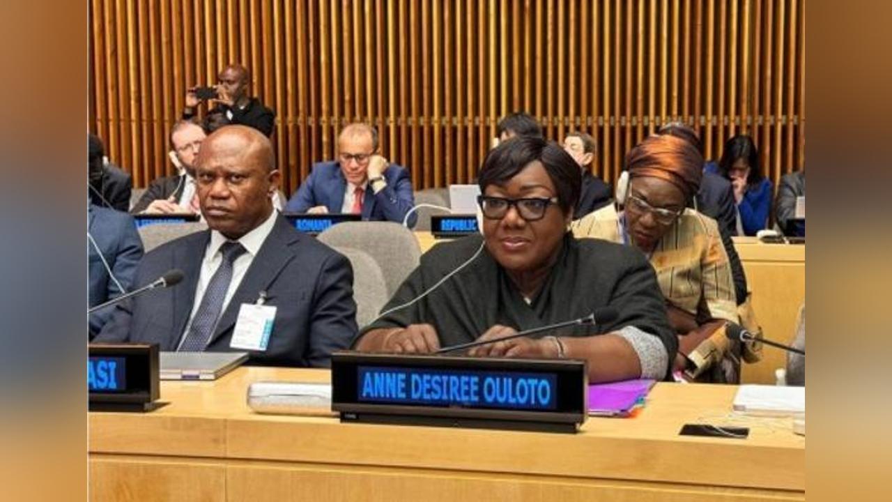 A la tribune de l'ONU lundi, Anne Ouloto : « Il ne peut y avoir de progrès économique durable ni de société prospère sans stabilité » A la tribune de l'ONU lundi, Anne Ouloto : « Il ne peut y avoir de progrès économique durable ni de société prospère sans stabilité »